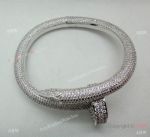 New Copy Cartier Juste Un Clou Nail Bracelet - SS Diamond